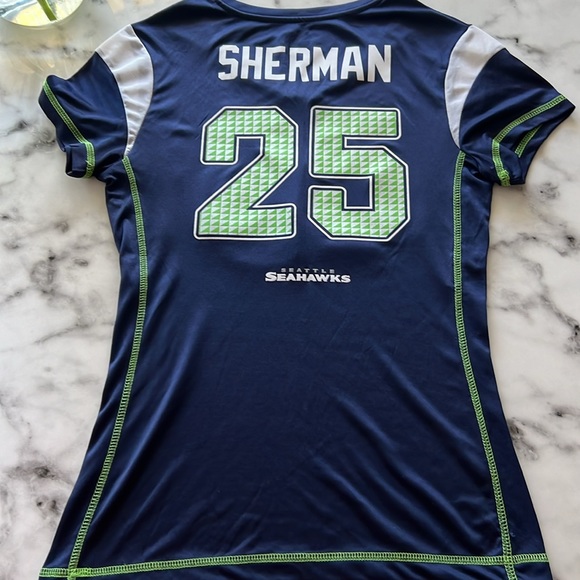 Seattle Seahawks Richard Sherman 25 Jersey - Picture 3 of 3